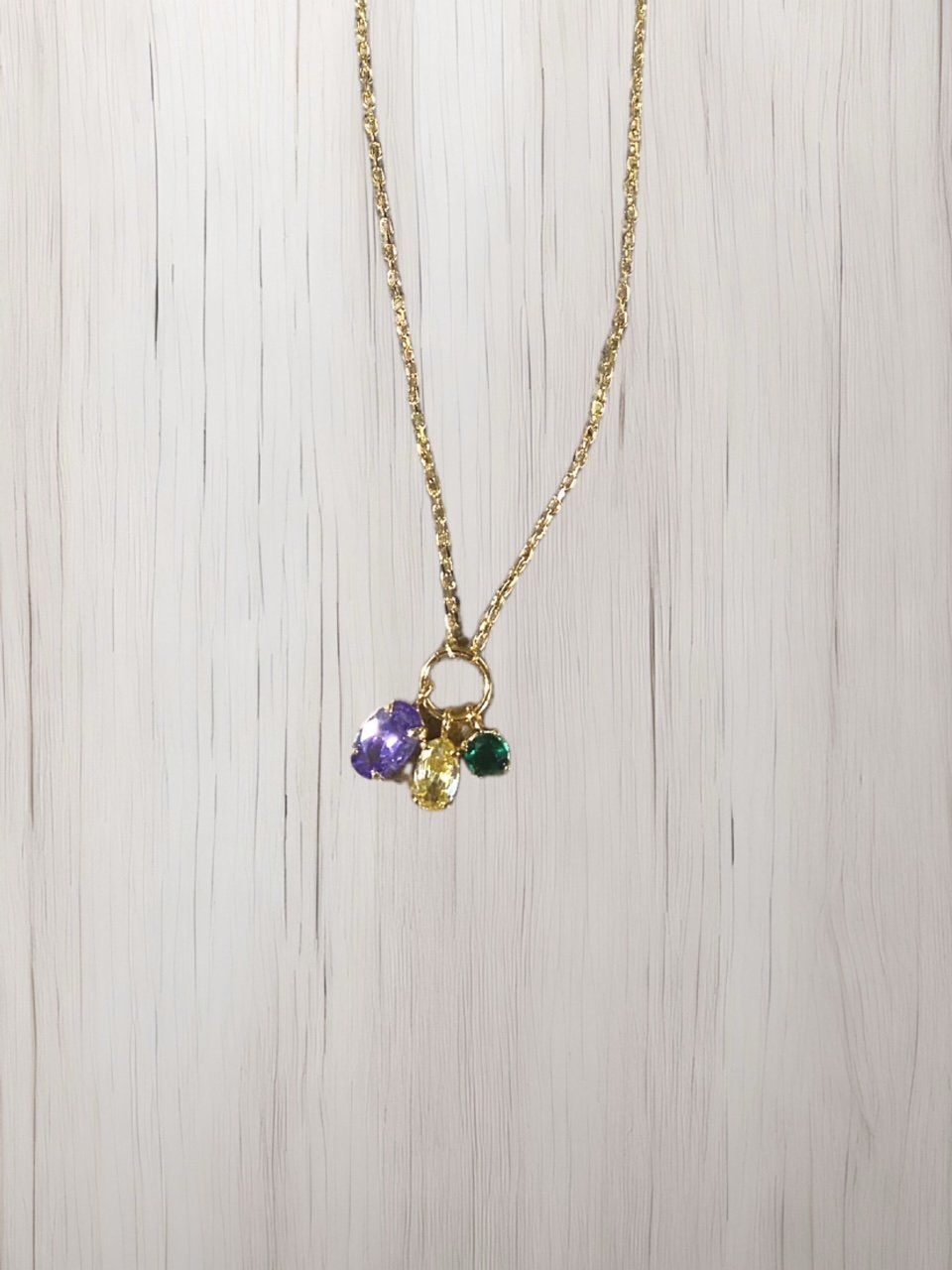 Mardi Gras Crystal Celebration Necklace