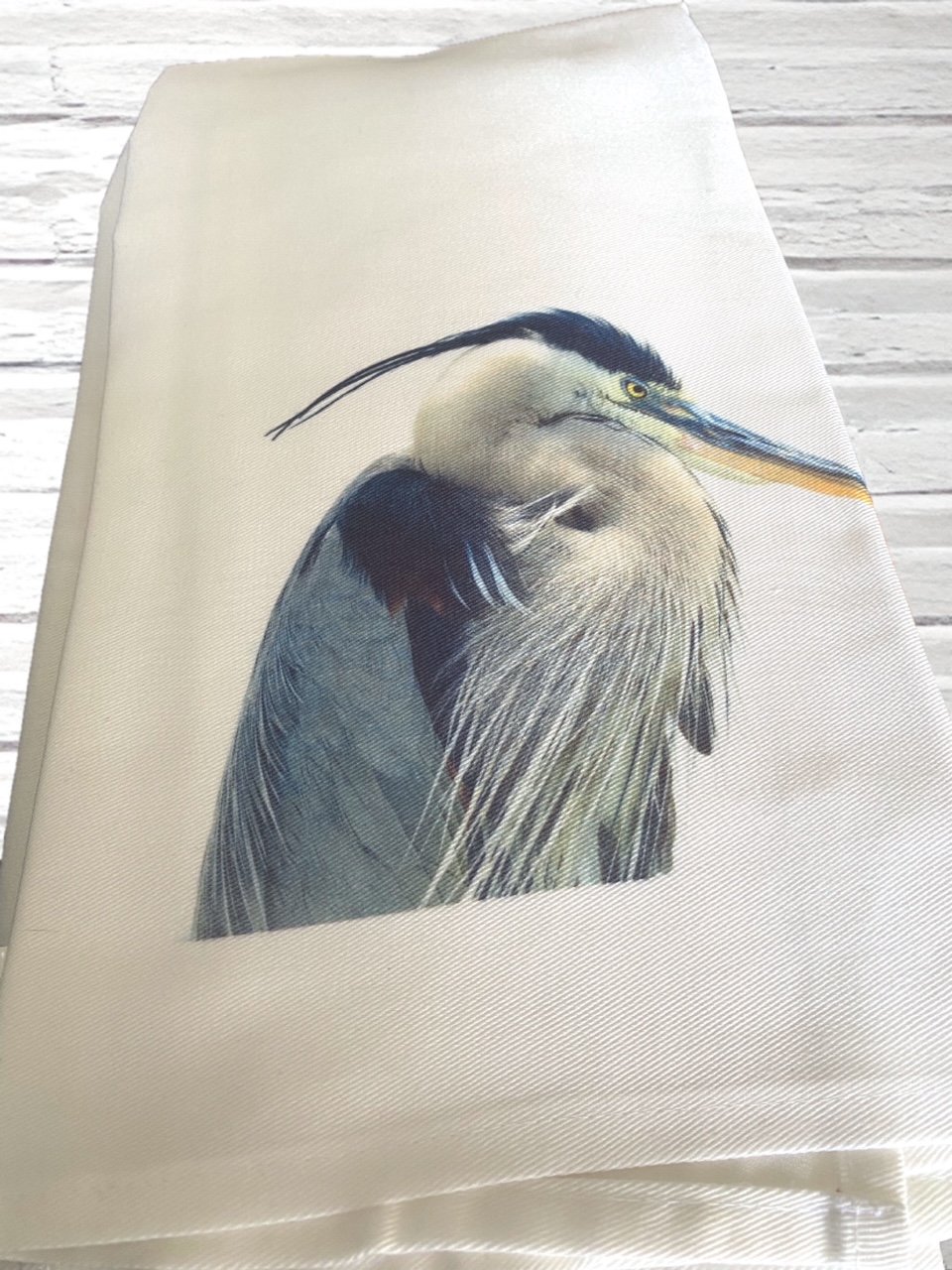 Louisiana Egret Premium Handtowel