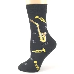 jazz music instruments socks