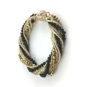 Sequin Black and Gold Dress  Serenity Home & Gifts