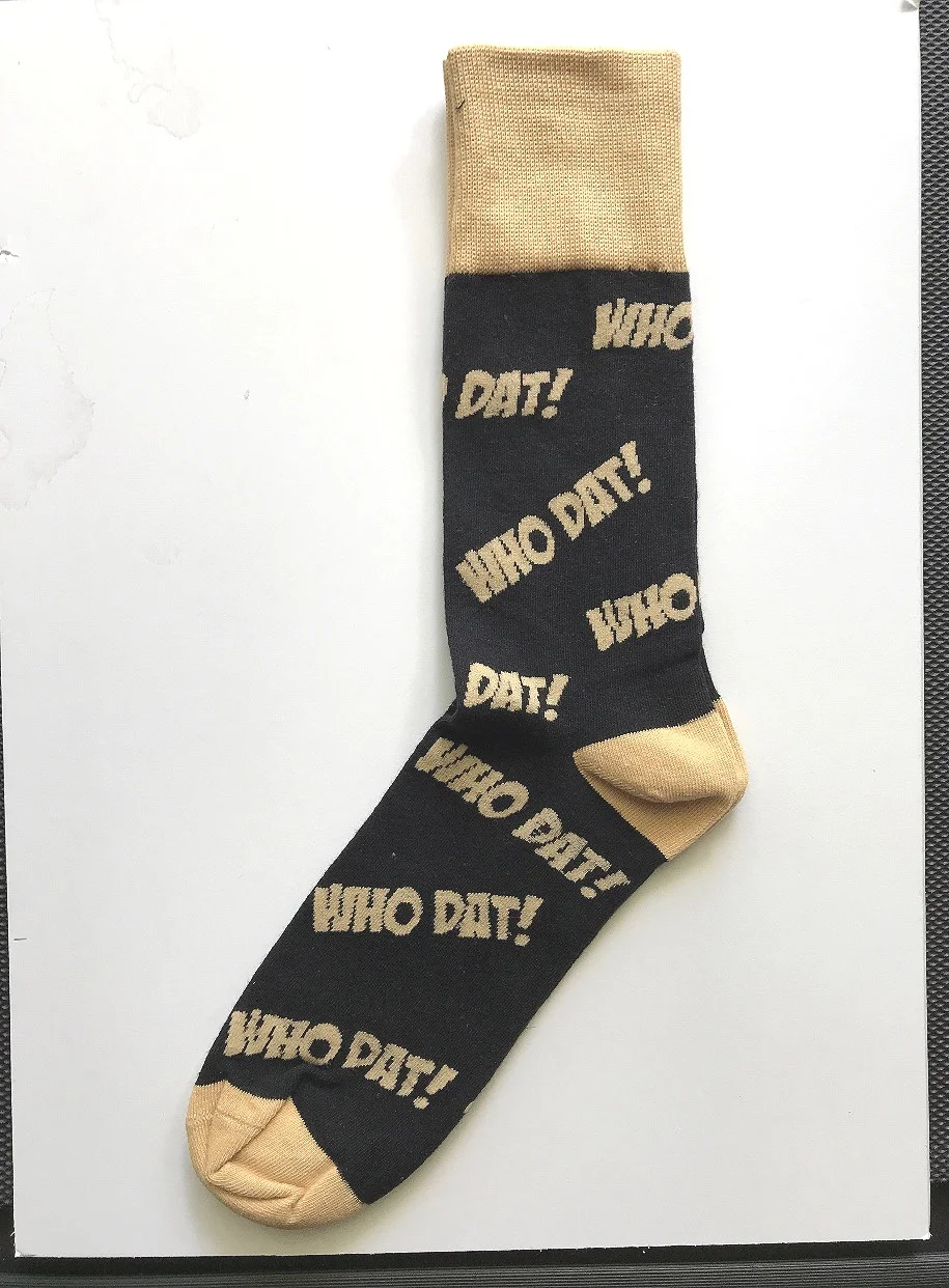 New Orleans Who Dat Socks
