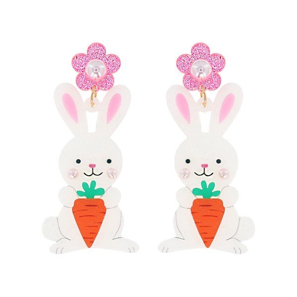 Bunny and Egg Earrings