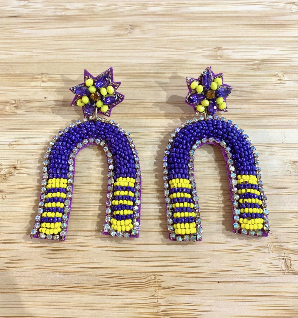 Purple and Gold Tassels — Serenity Home & Gifts