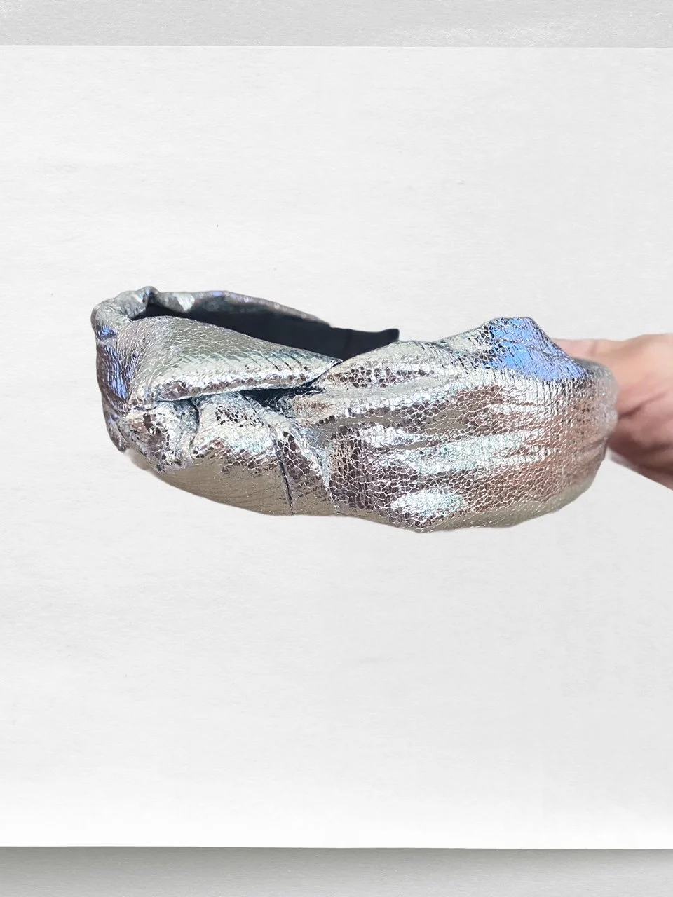 Silver Metallic Headband