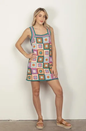Crochet Mini Dress  Serenity Home & Gifts
