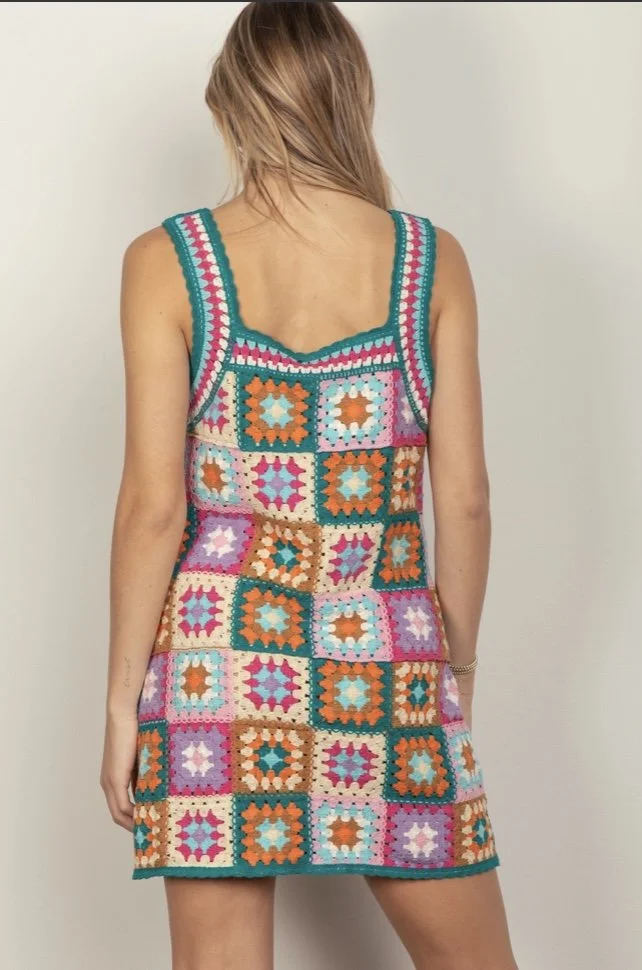 cult gaia kourtney crochet dress Crochet Mini Dress — Serenity Home & Gifts