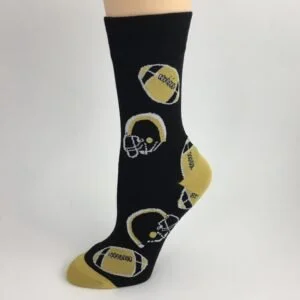 Black Gold Football Socks