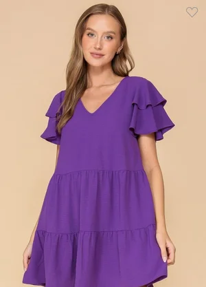 Purple Game Day Dress Serenity Home & Gifts Purple Game Day Dress Serenity Home & Gifts
