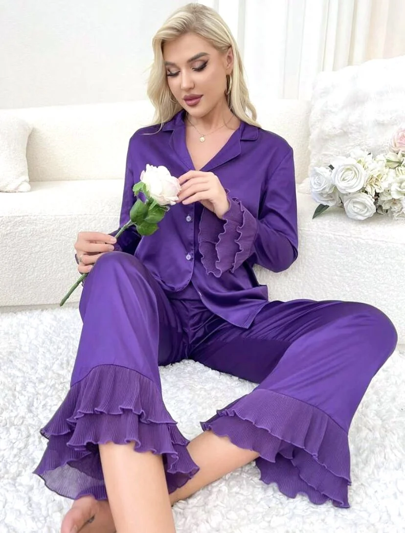 Women's Purple Pajama Set — Serenity Home Gifts