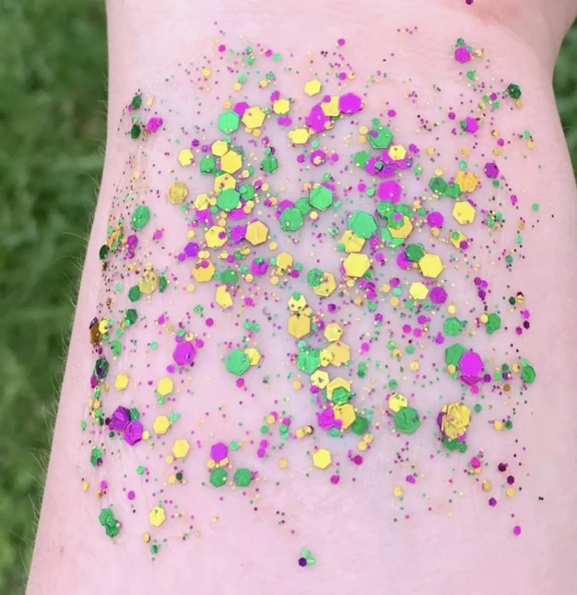 Mardi Gras Organic Face Glitter - 10g