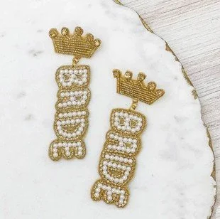 Exquisite Bride Bead Earrings