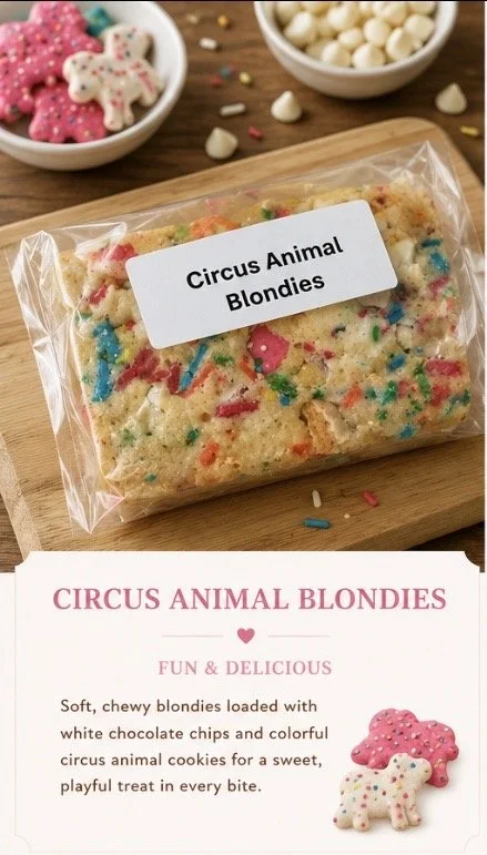 Circus Animal Blondie Bars