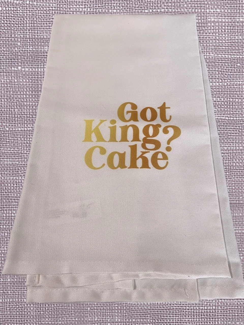 'Got King Cake?' Hand Towel