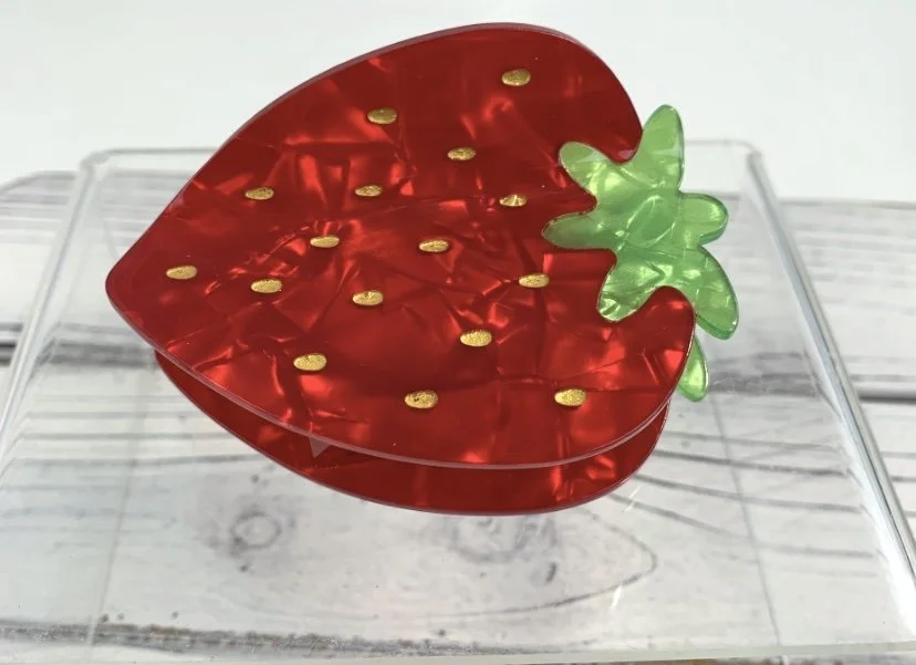 Bright Strawberry Hair Clip