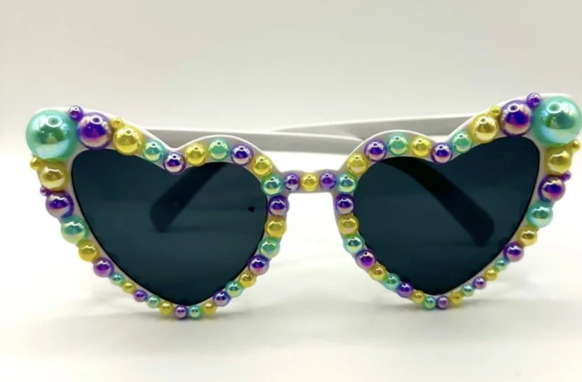 Mardi Gras Pearl Sunglasses