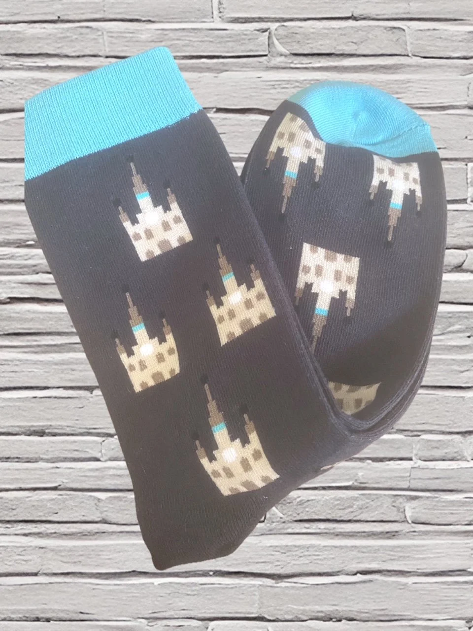 Men's Gray Cathedral Socks