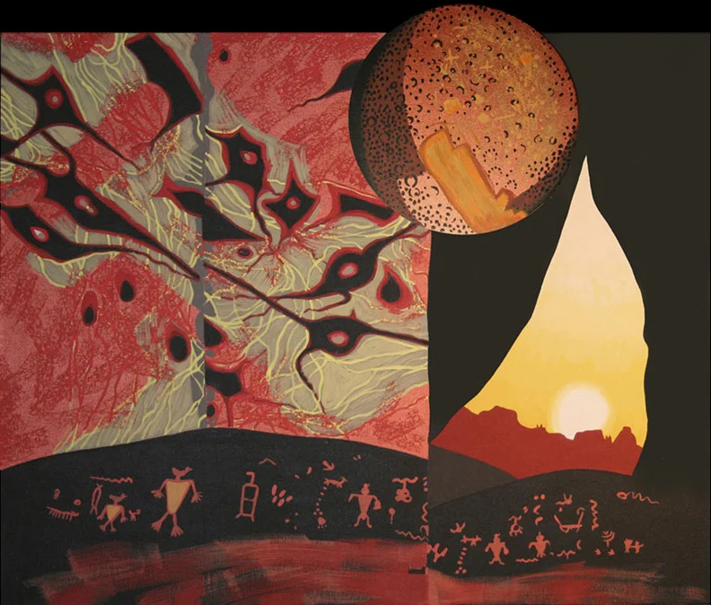 Dawn of a New Age, acrylic on canvas, 24" x 30", 2007