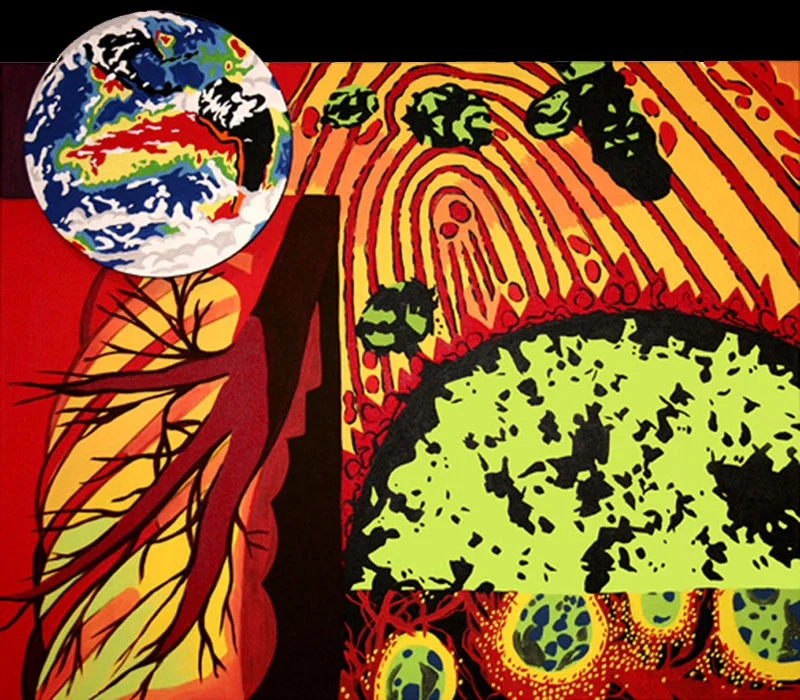 El Niño, acrylic on canvas, 24" x 30", 2007