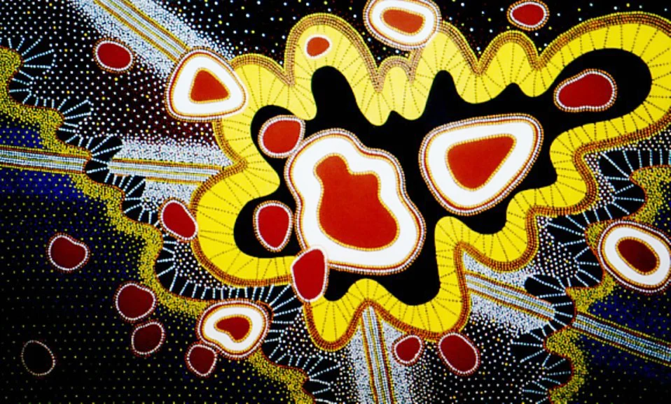 Chakras in Space, acrylic on canvas, 60" x 96", 2002