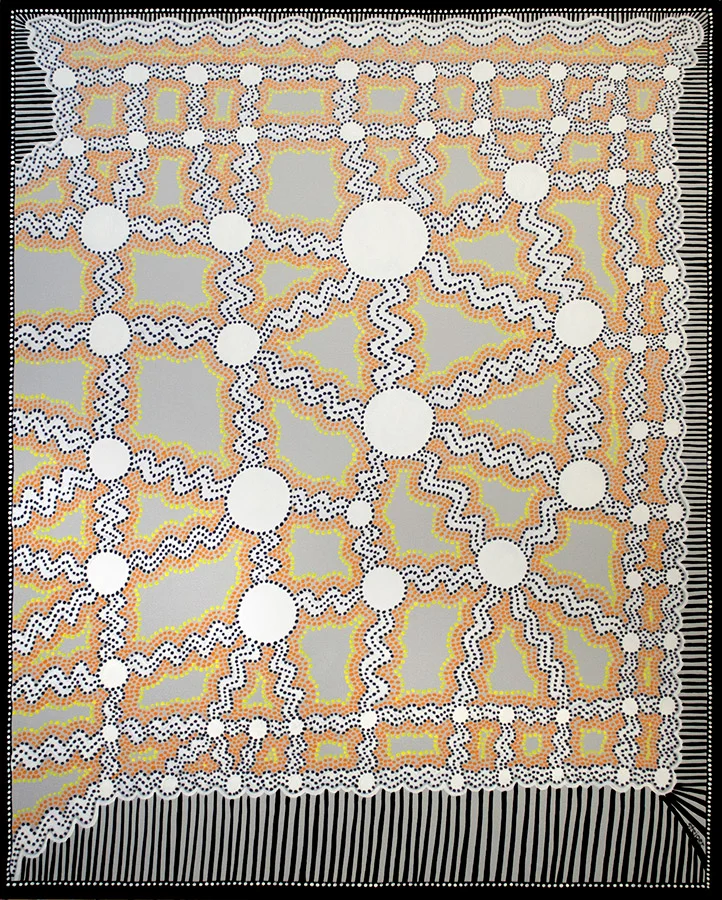 Yang, acrylic on canvas, 60" x 48", 2000