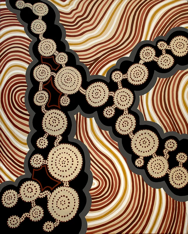 White, acrylic on canvas, 60" x 48", 1999