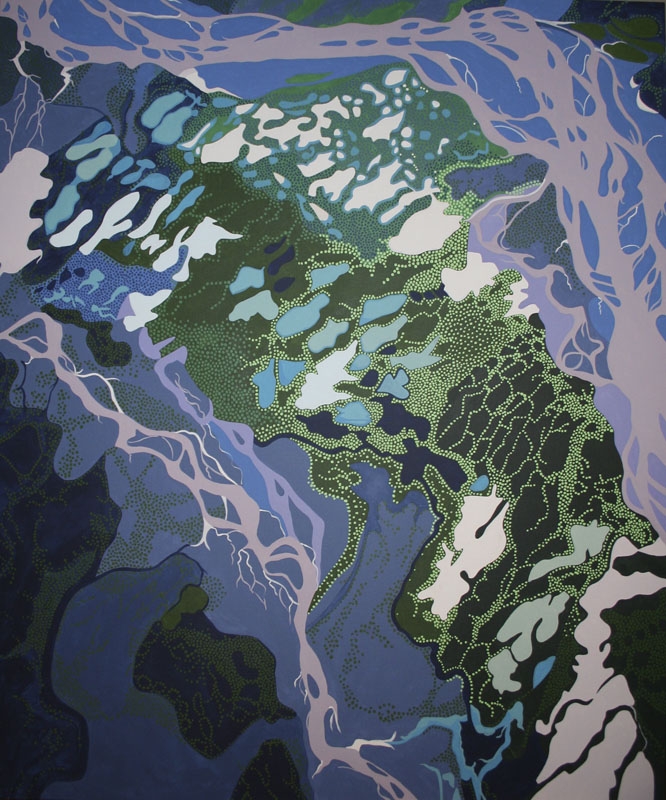 Untitled, acrylic on canvas, 72" x 60", 2006