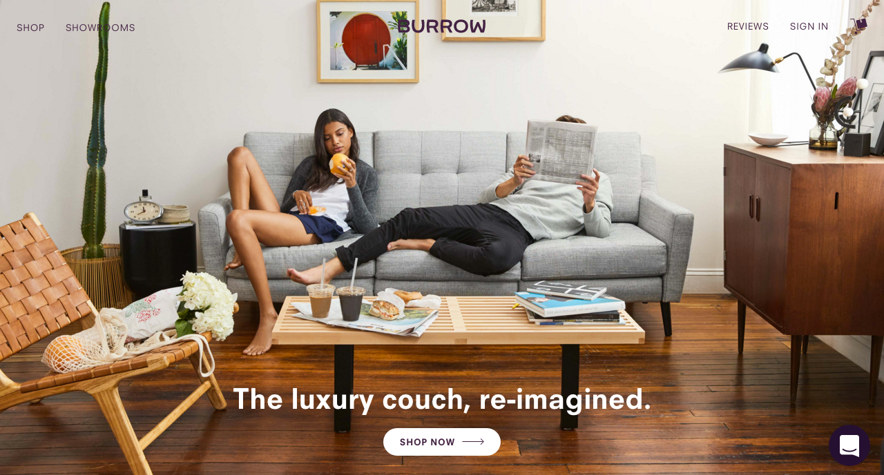 Burrow Sofa Brand Identity Tim Ferro