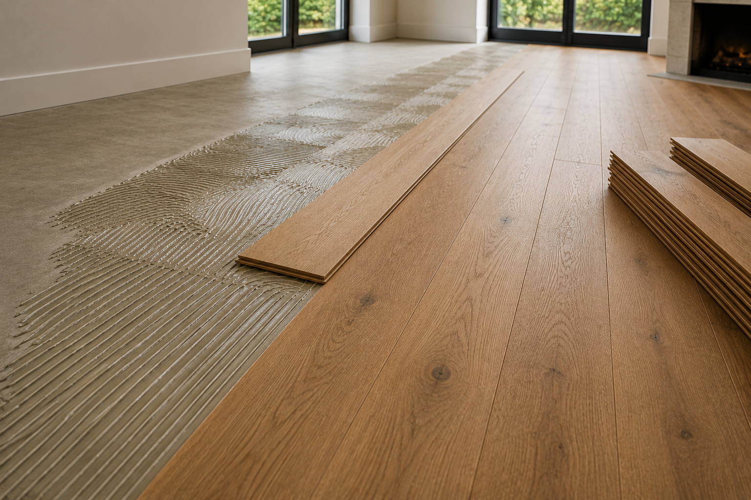 hardwood flooring installation
