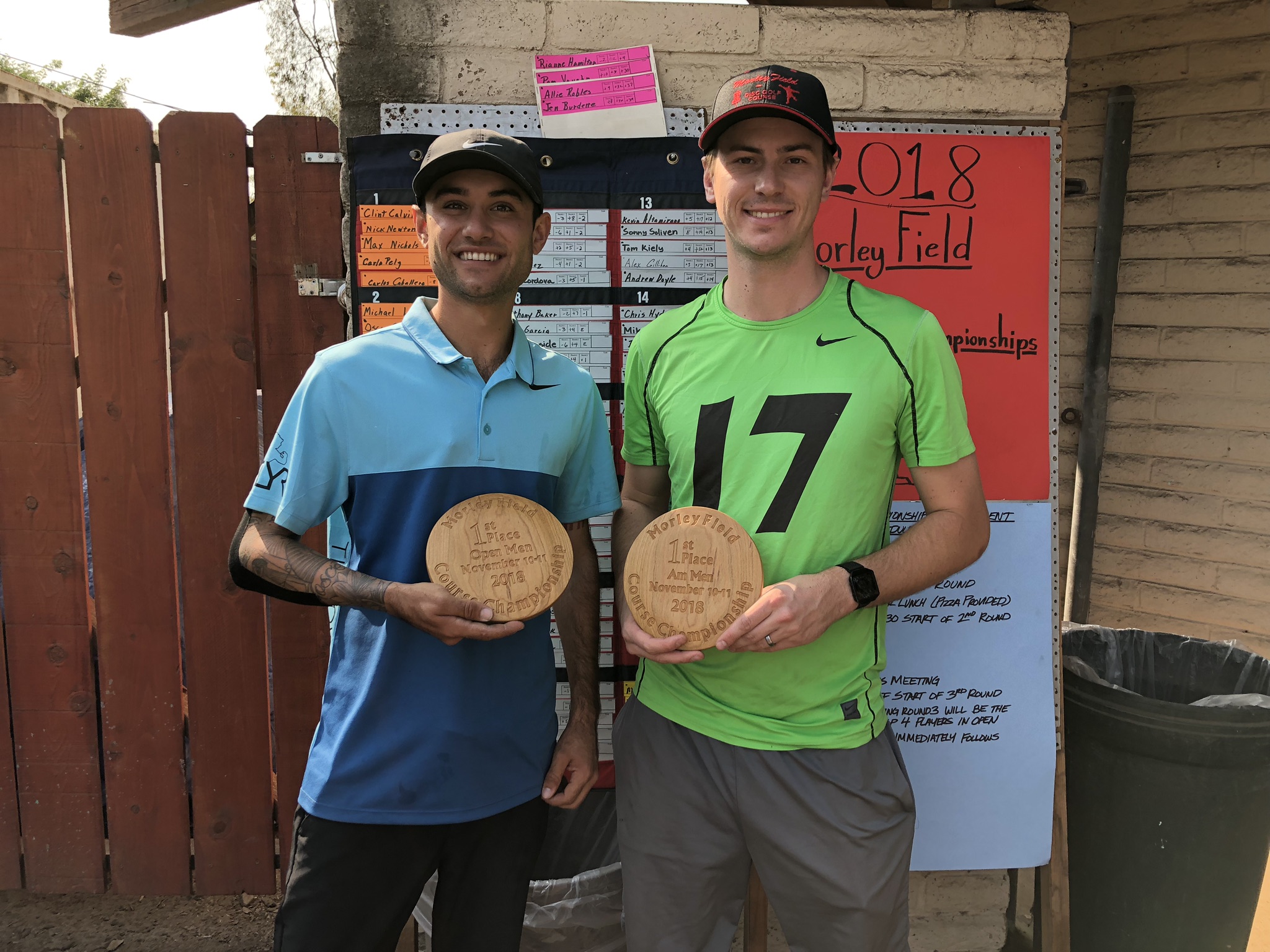 Clint Calvin (Course Champion) and Alex Gerlock (Am Champ)