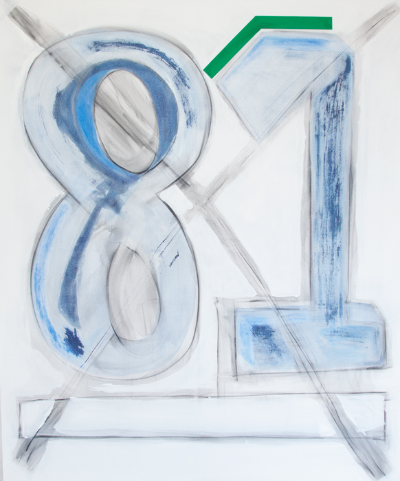 EIGHTY FIRST. Acrylic on Canvas. 2014. 48"x48"