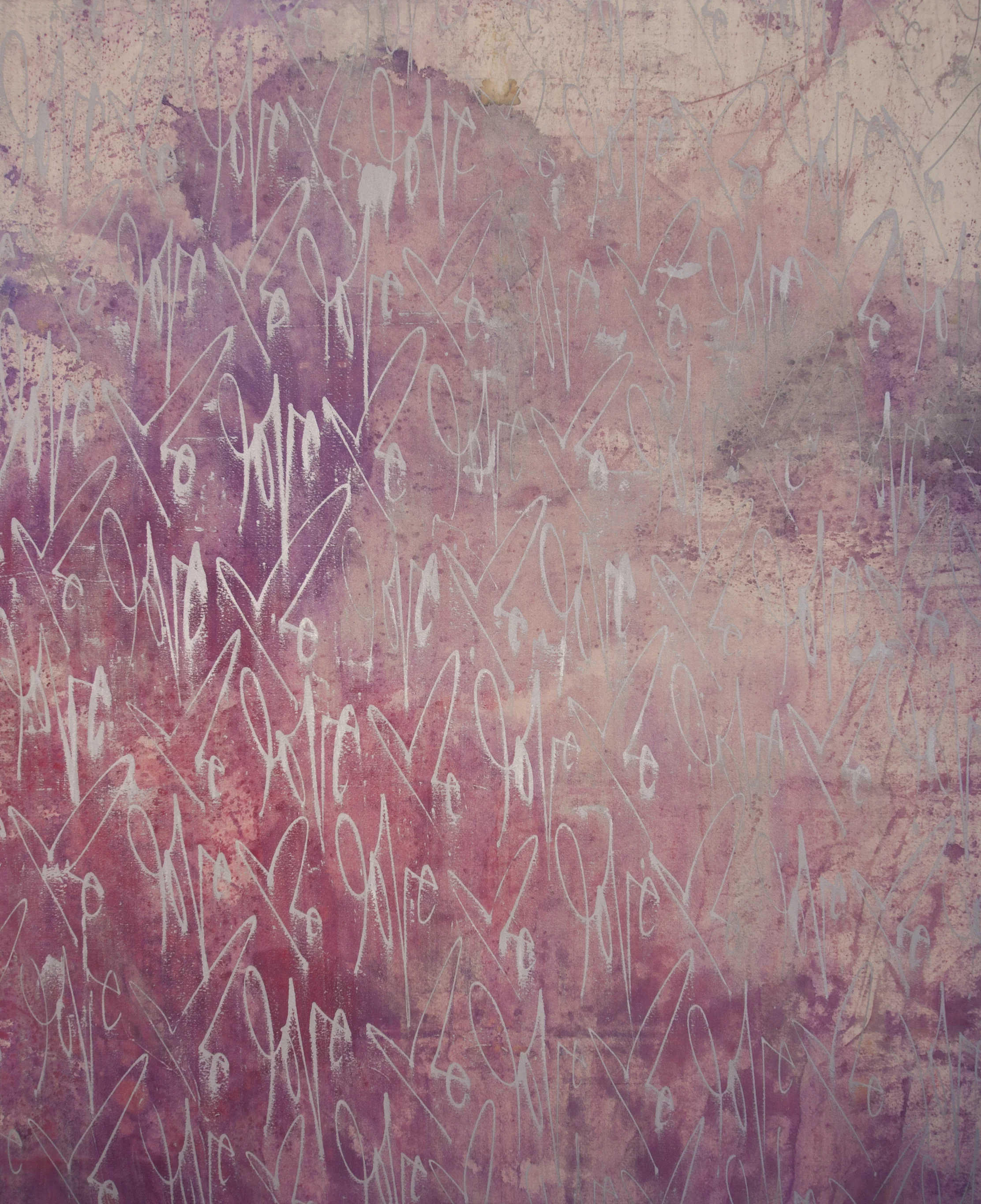 Dye Series 1, 2012 acrylic on canvas 73 x 60 inches