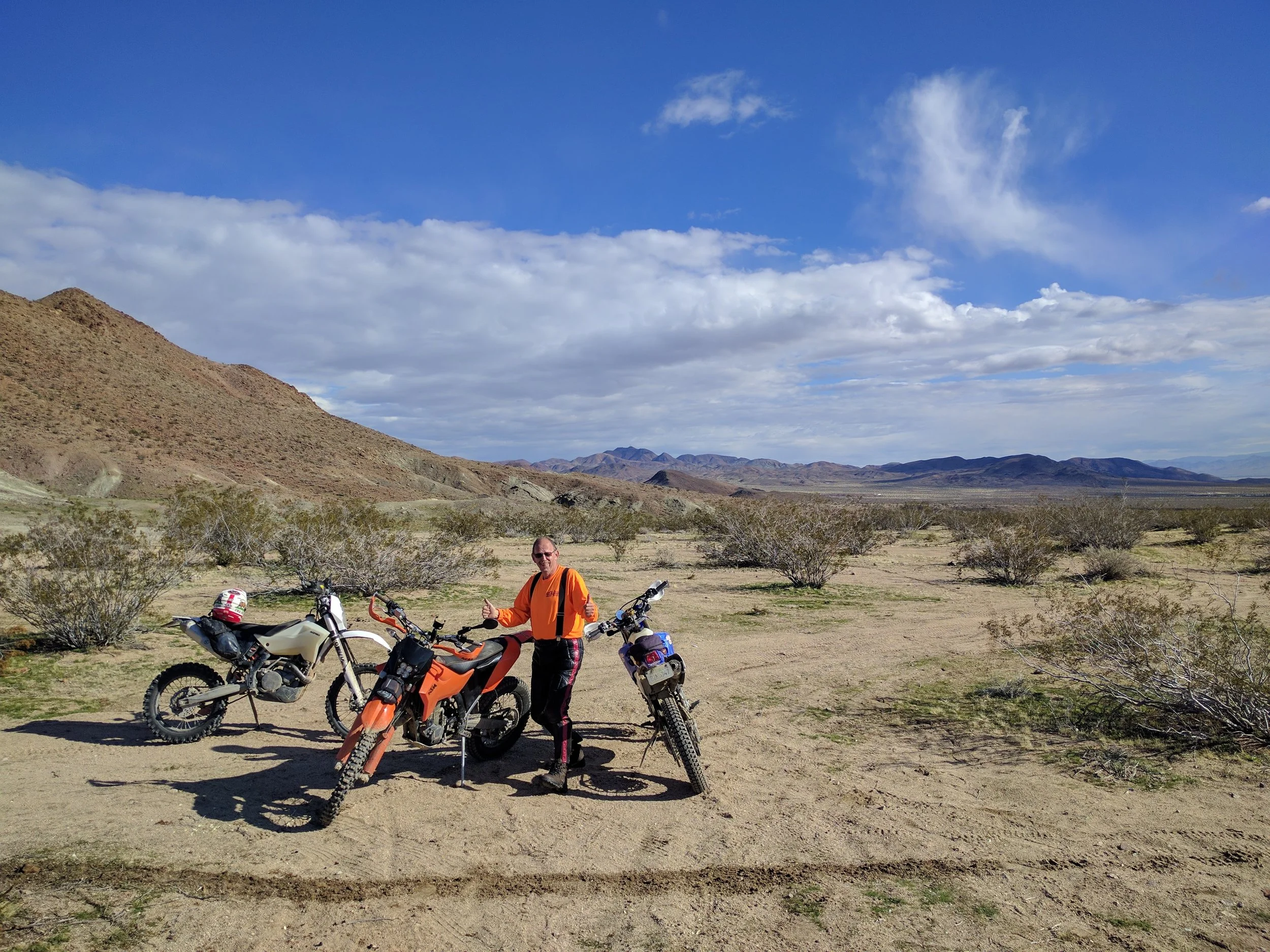 My dad on his first ride in 30 years.