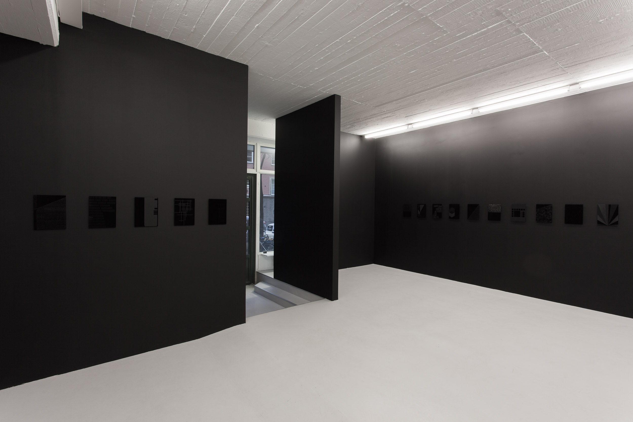   Black Letters ,installation view Elastic Gallery, Stockholm,2014 