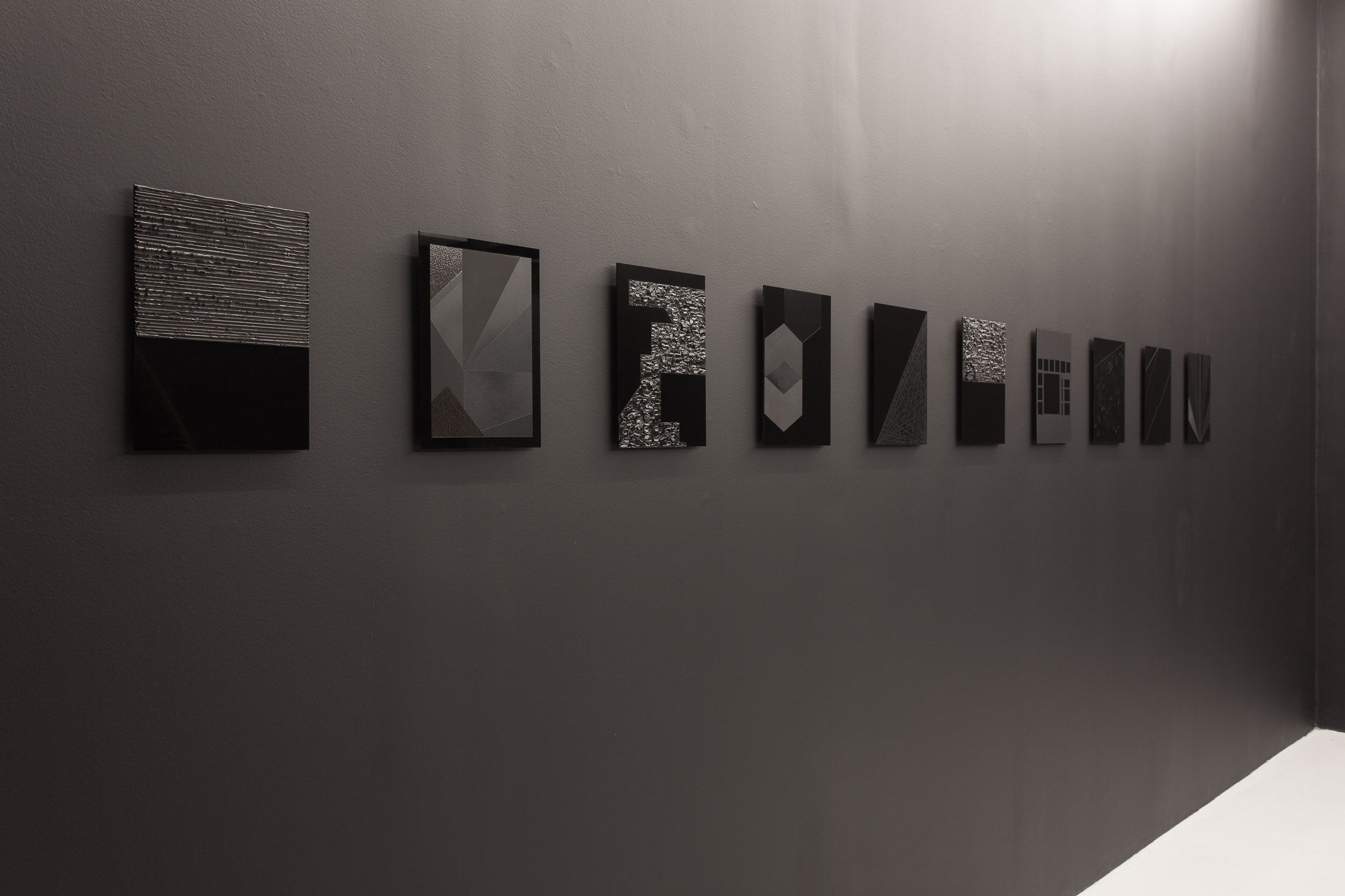   Black Letters ,installation view Elastic Gallery, Stockholm,2014 