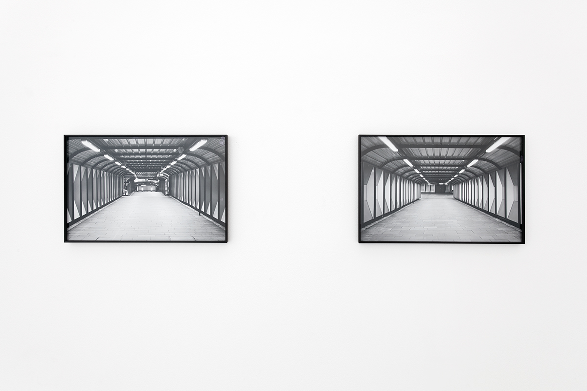 Grayscale ( documenting architecture ) #2 and #3 Installation view Kristiansand Kunsthall, 2015