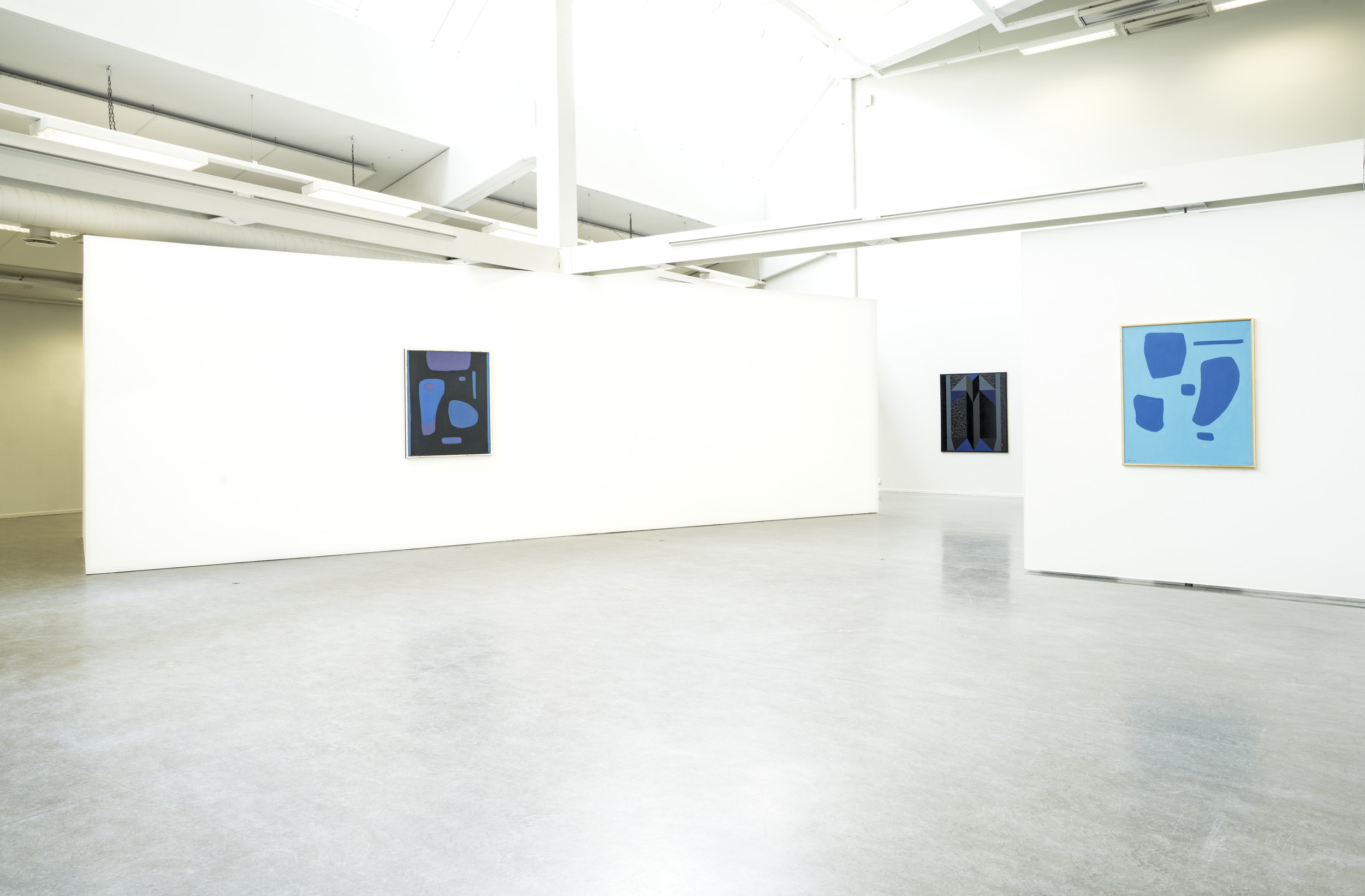 Installation view From left: Johs.Rian, Arve Hovig, Johs. Rian