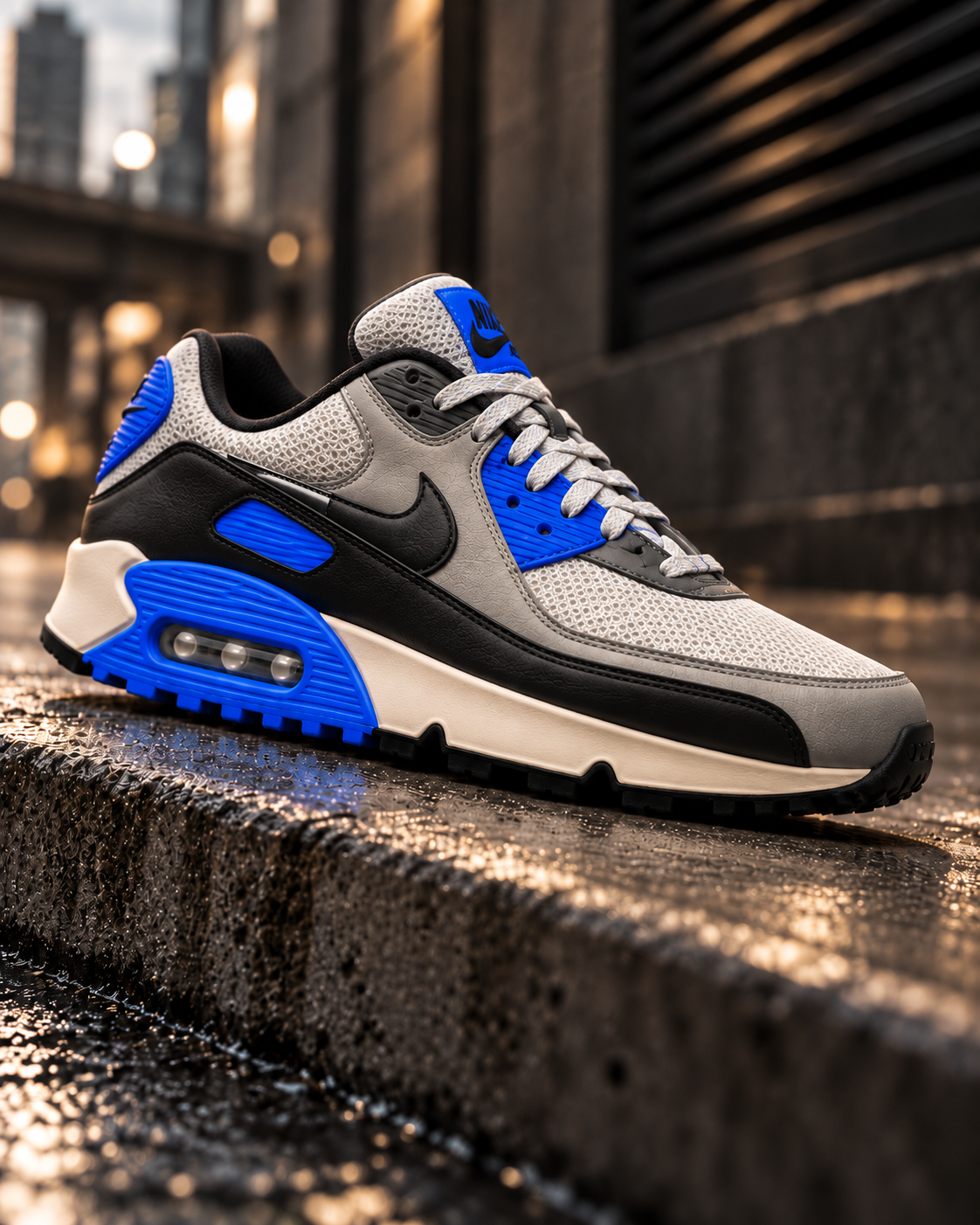 Electric Blue Air Max on Wet Streets.png