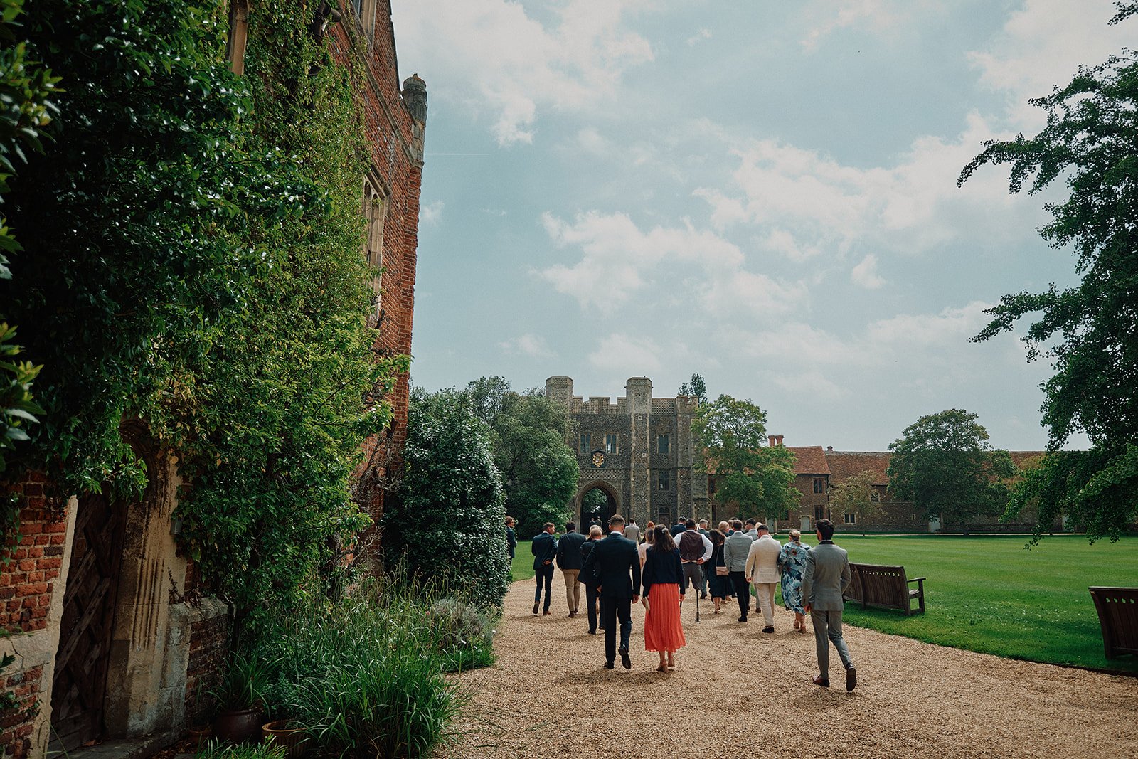 Wedding at St osyth Priory