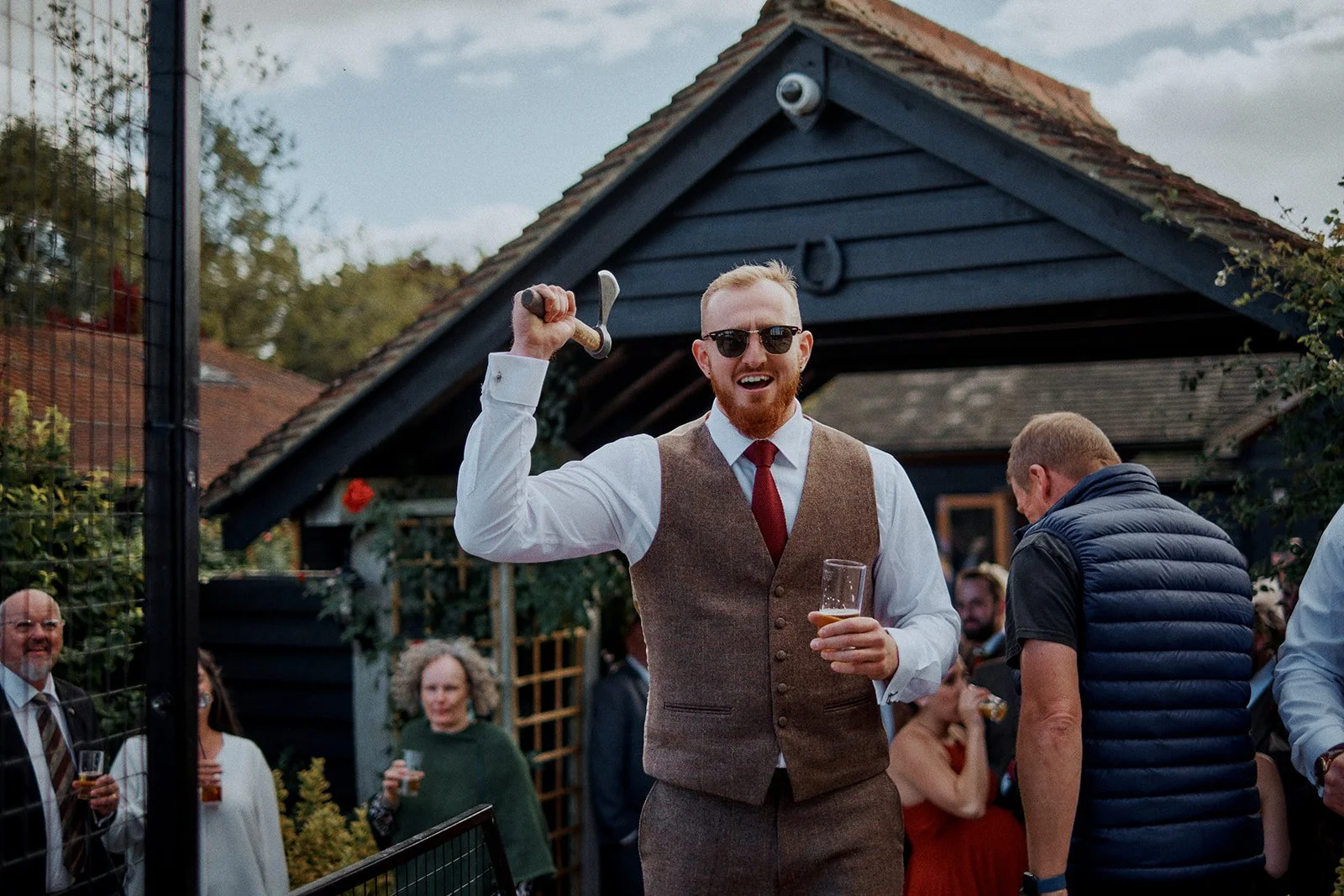 Wedding at Maidens barn