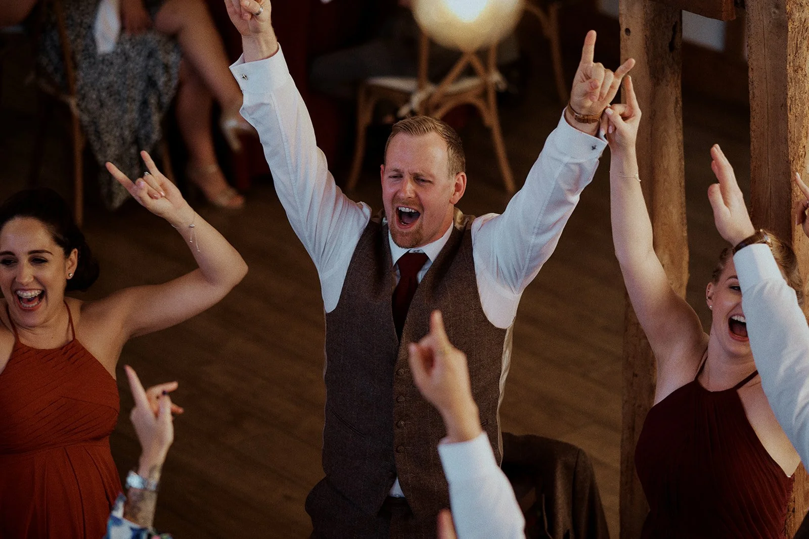 Wedding at Maidens barn