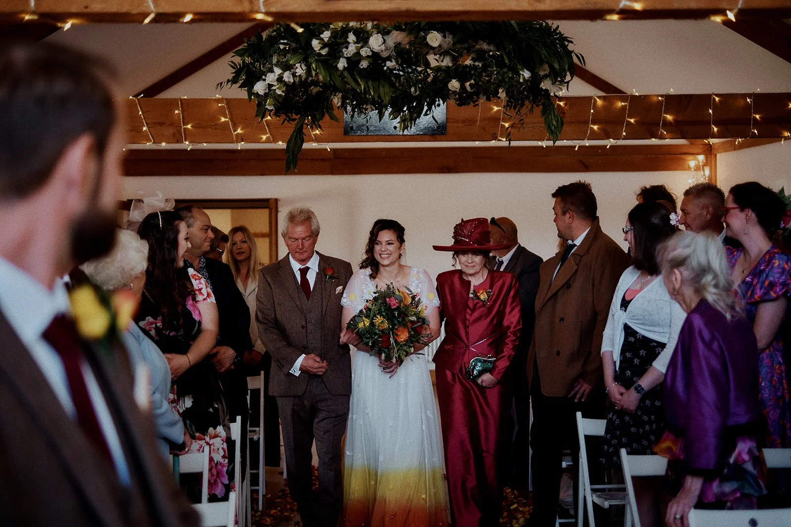 Wedding at Maidens barn