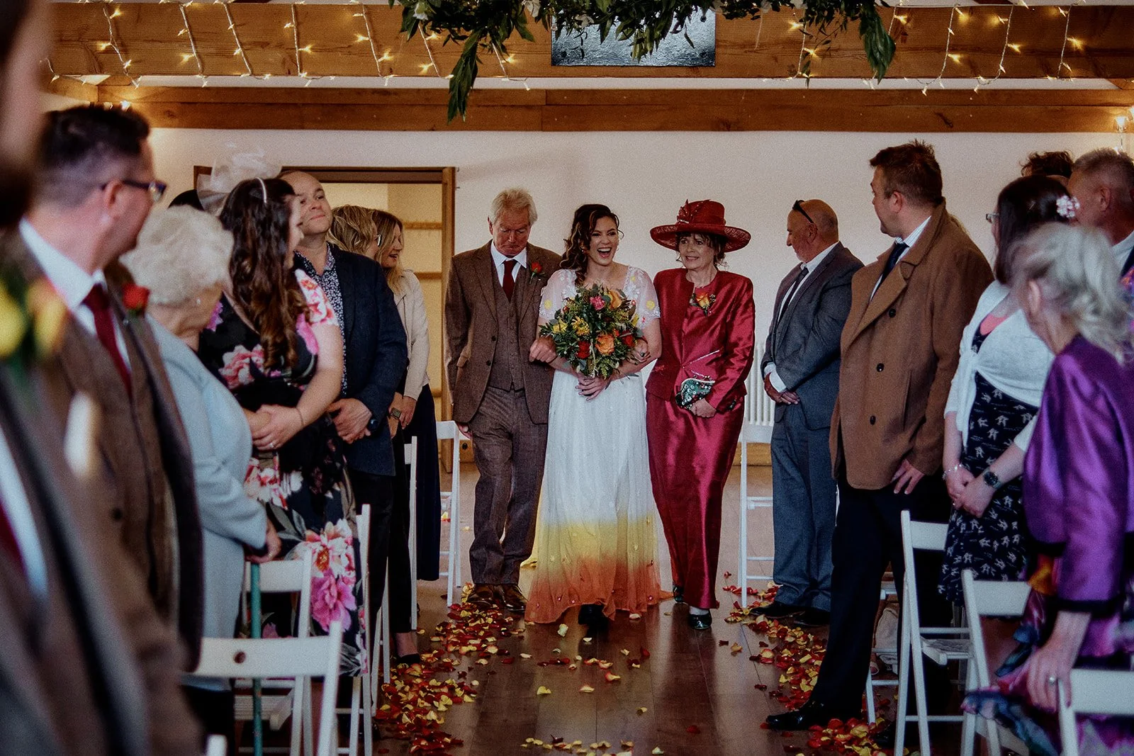 Wedding at Maidens barn