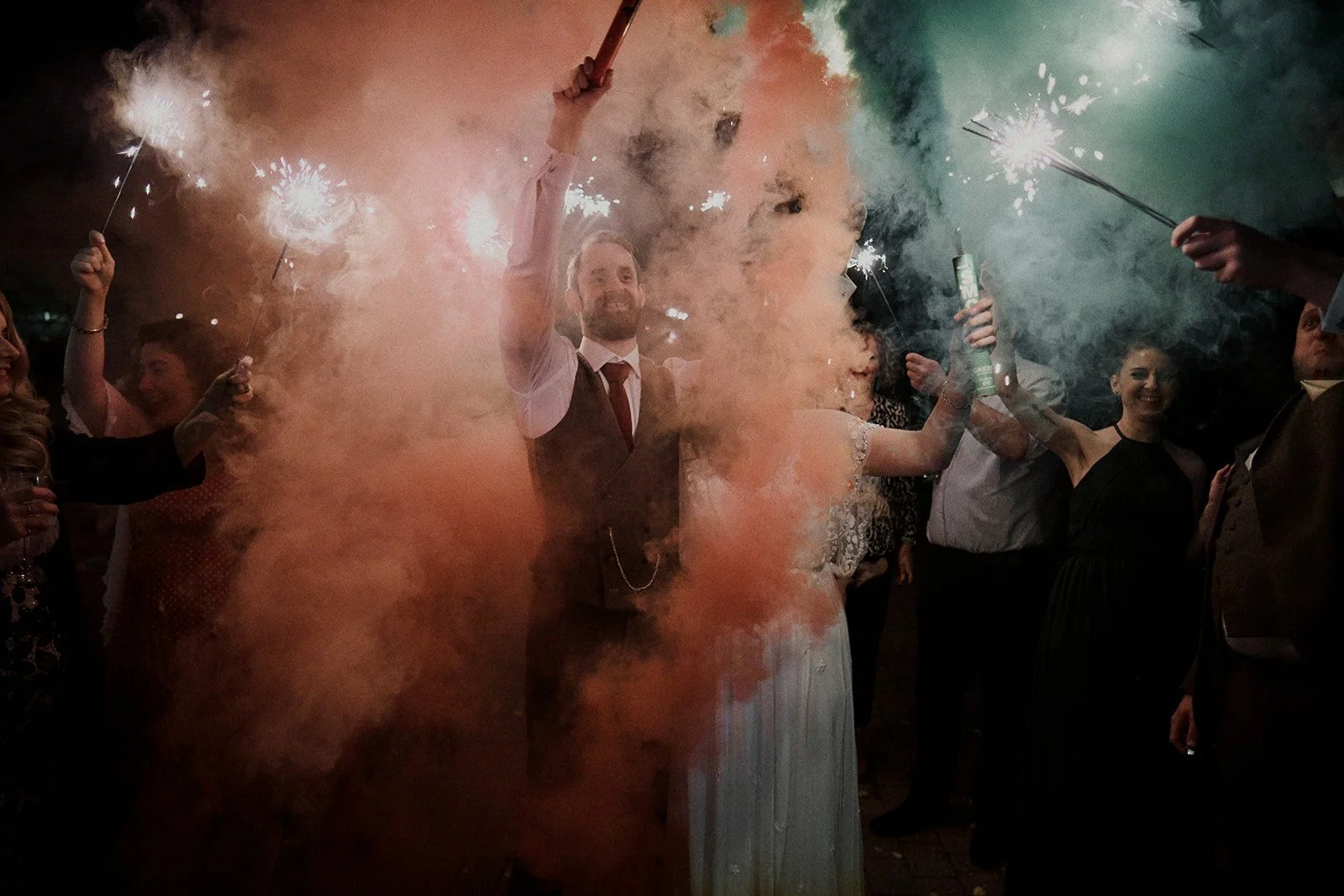 Wedding at Maidens barn