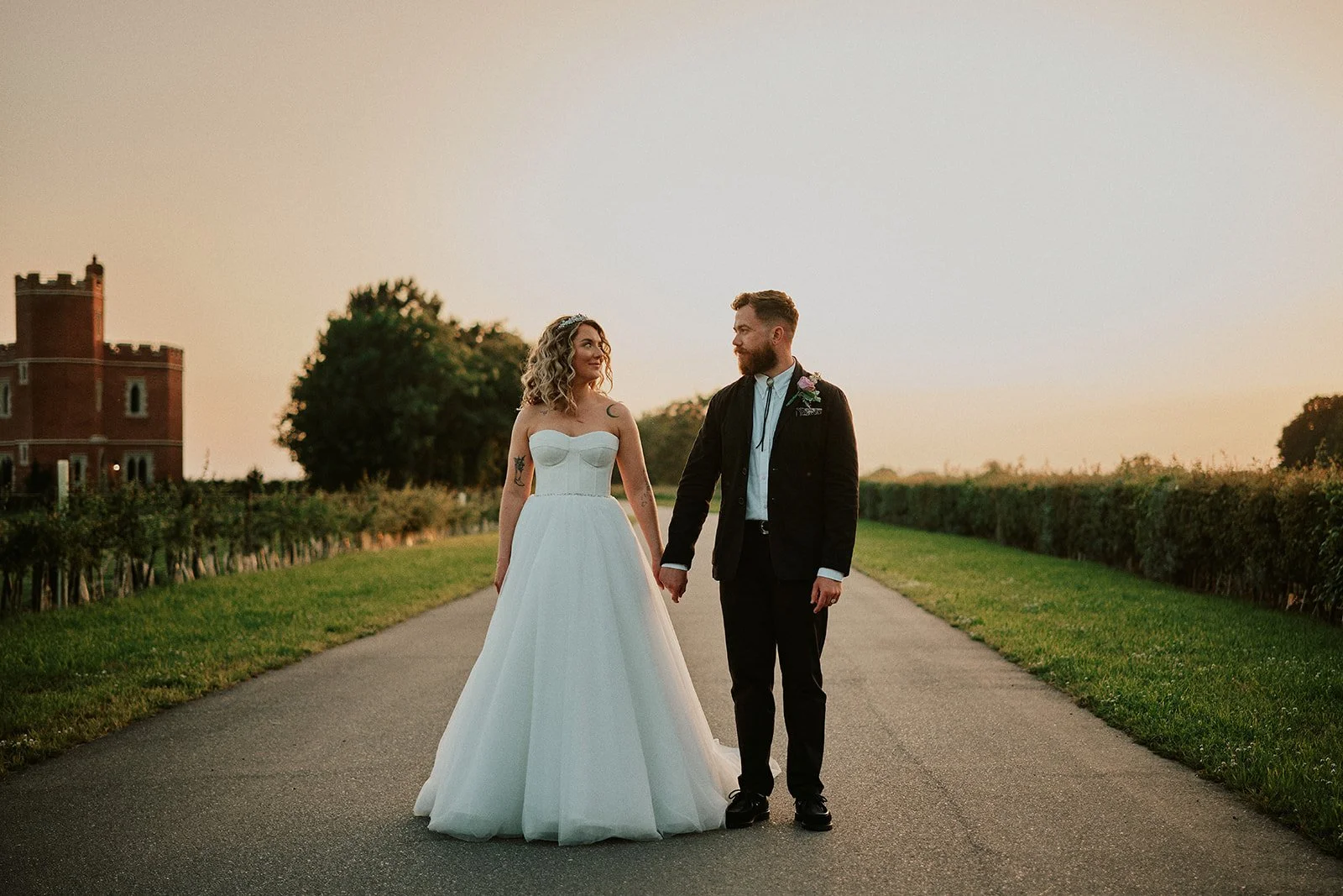 Wedding at St osyth Priory