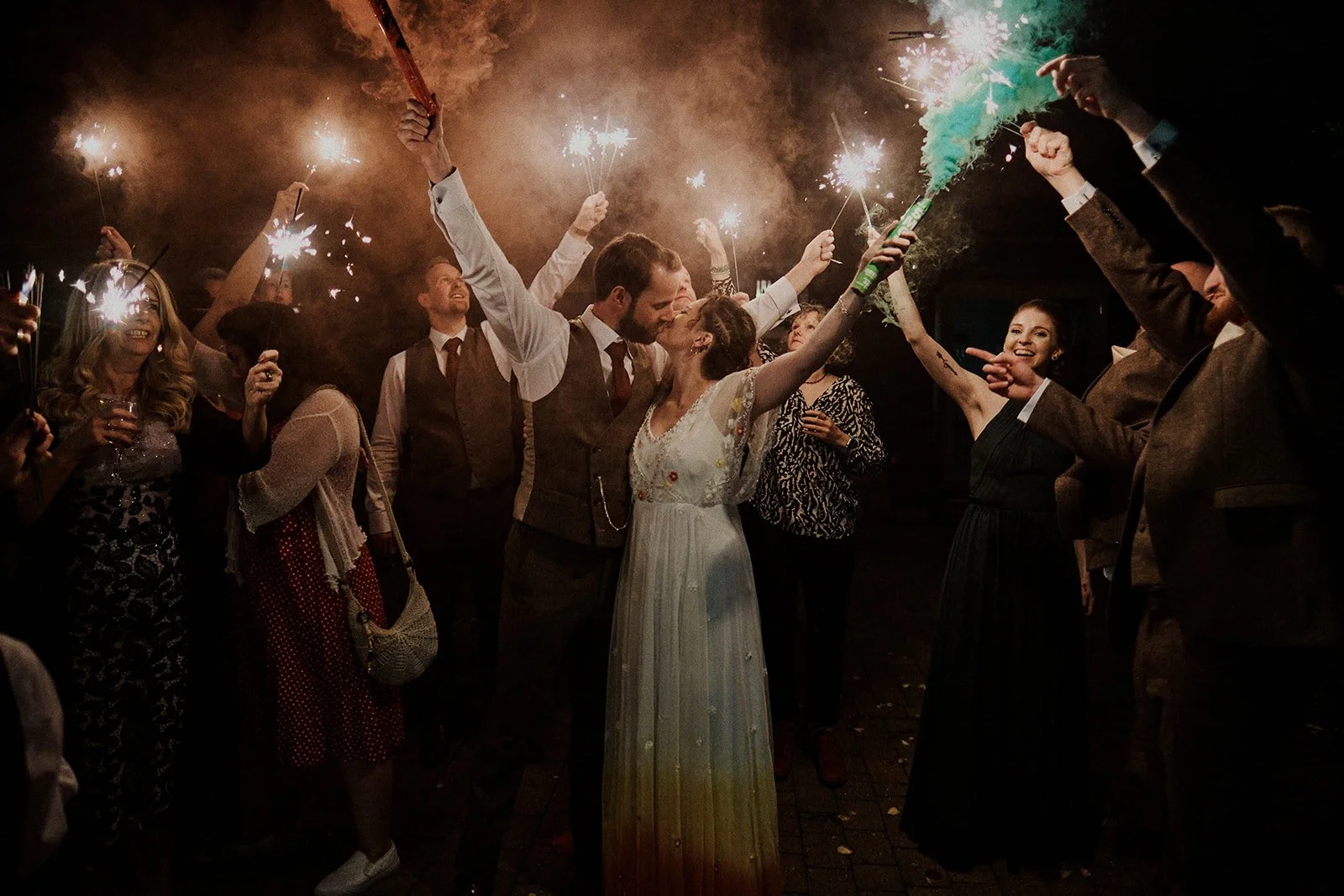 Wedding at Maidens barn