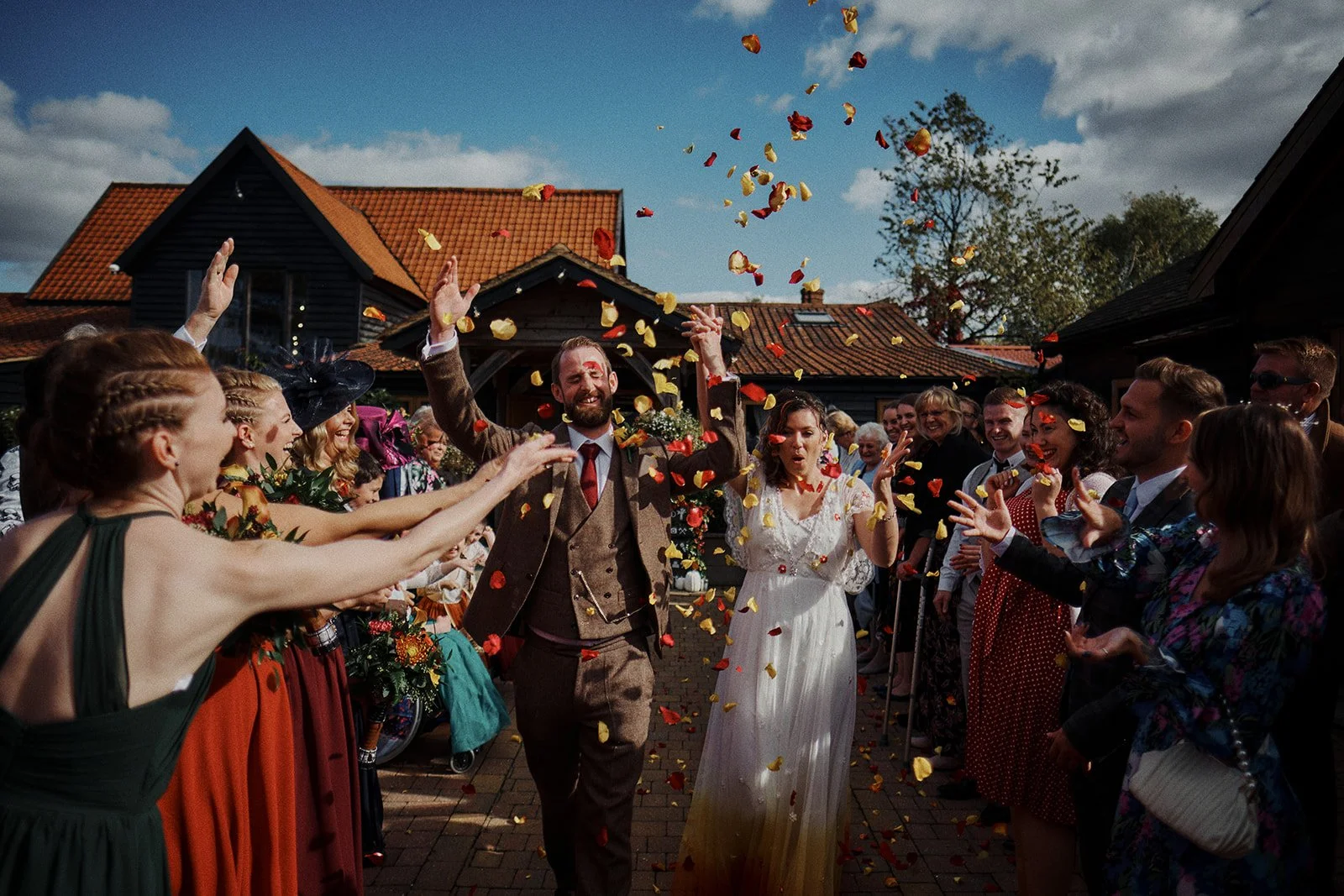 Wedding at Maidens barn