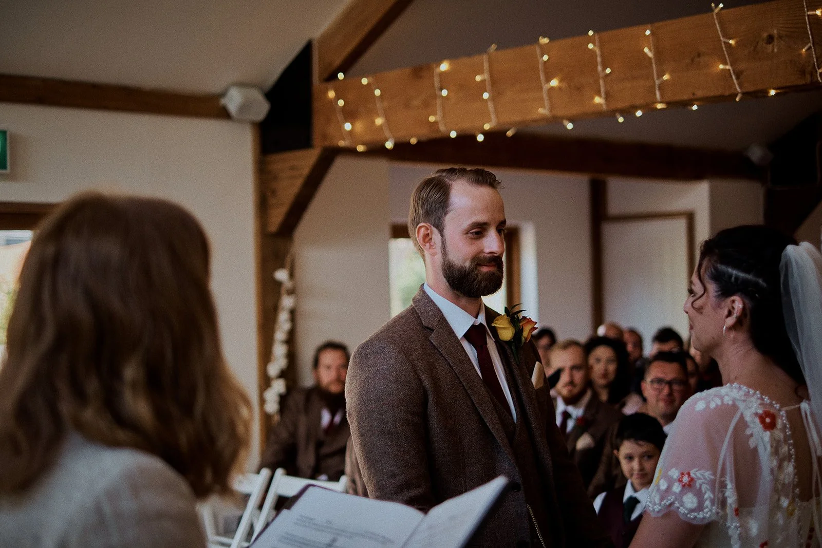 Wedding at Maidens barn