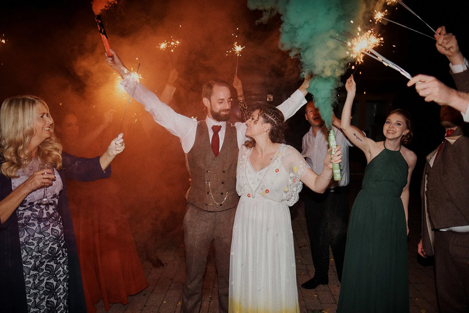 Wedding at Maidens barn