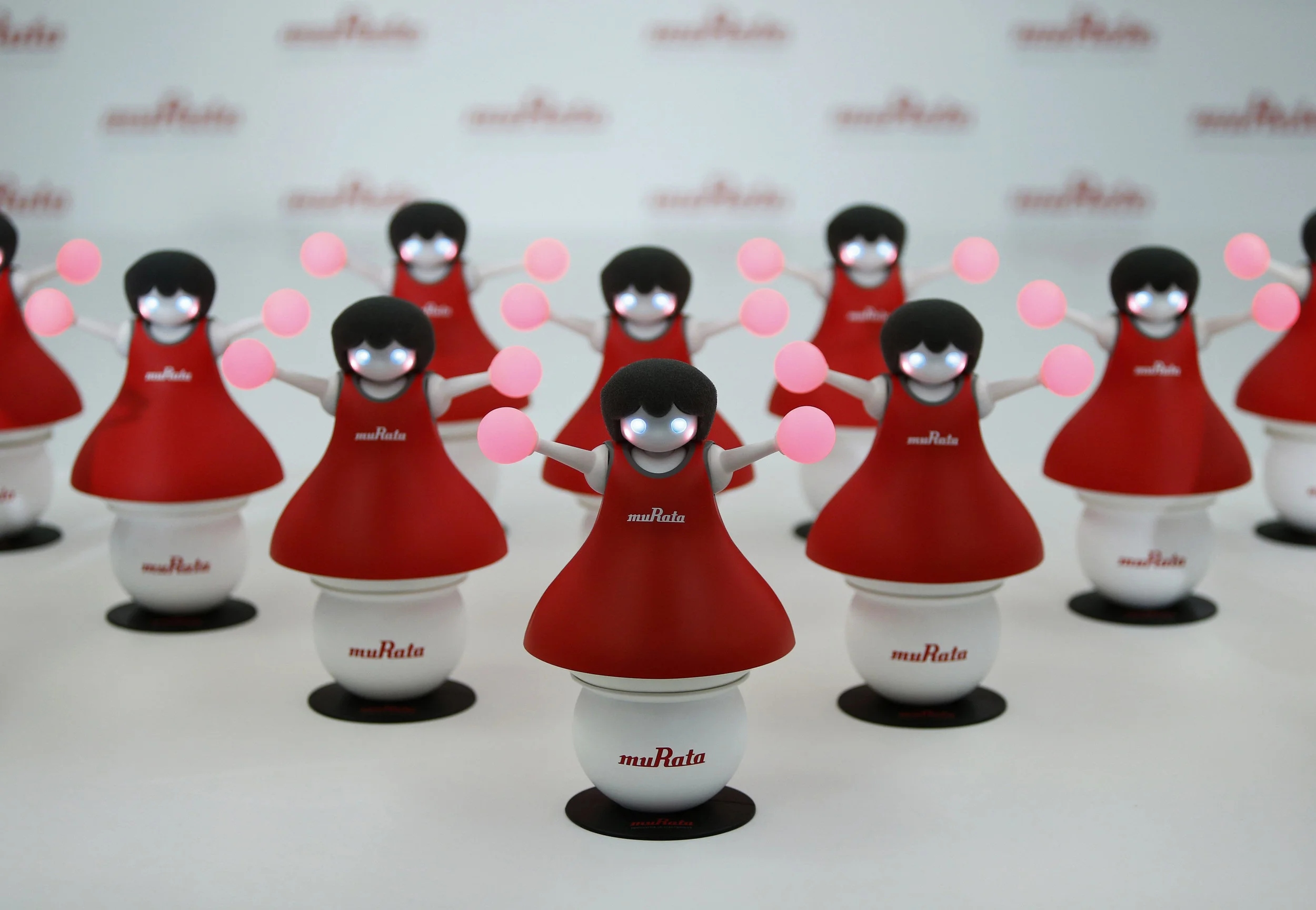 Cheery Robots with a serious side...