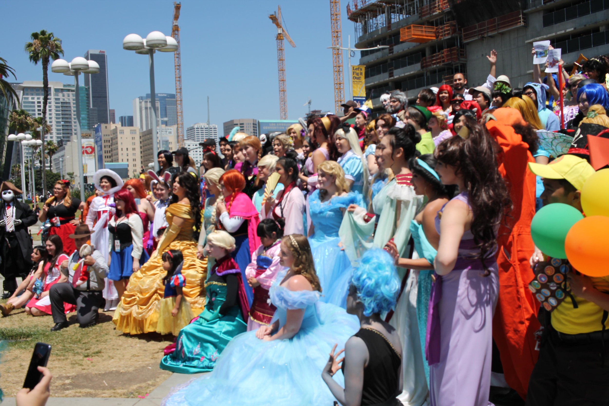 Disney cosplay gathering.